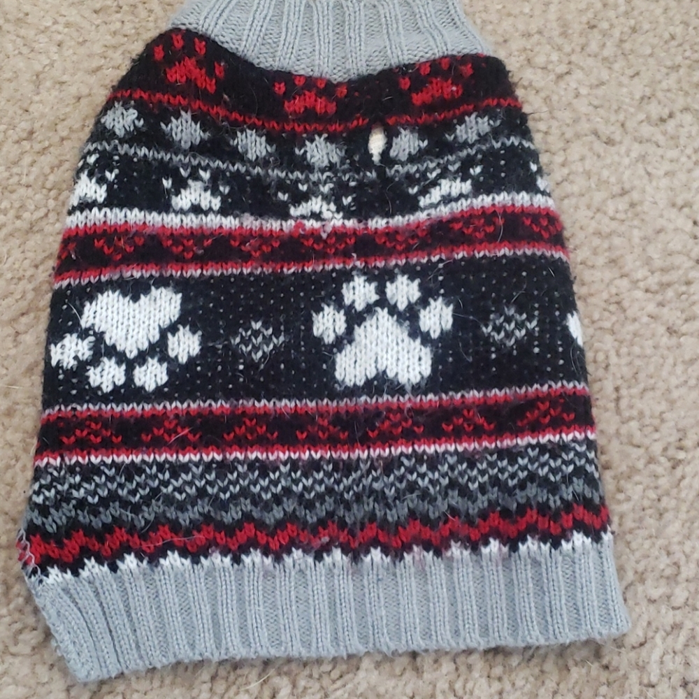 Dog clothes holiday sweater